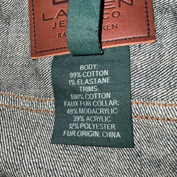 **FALL SALE** LRL Denim Jacket - Picture 5 of 5